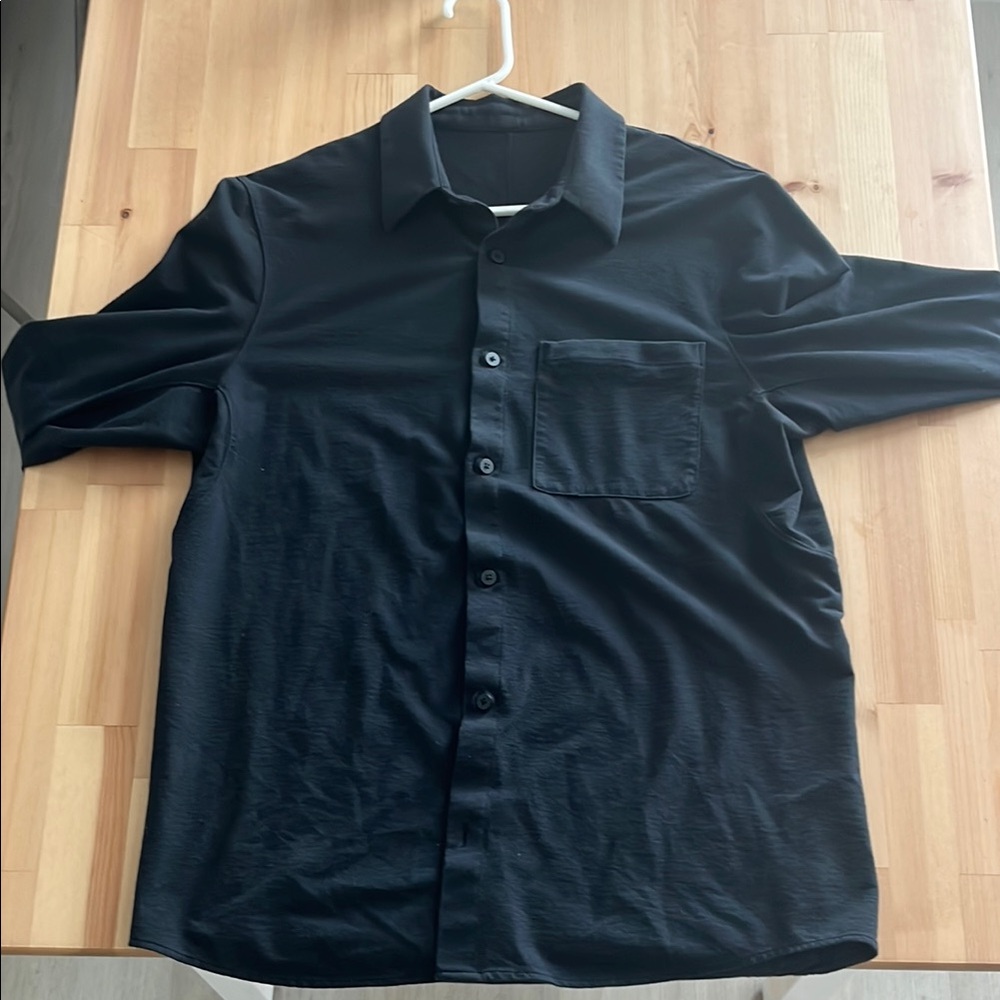 lululemon athletica Black Casual Button Down Shirt
